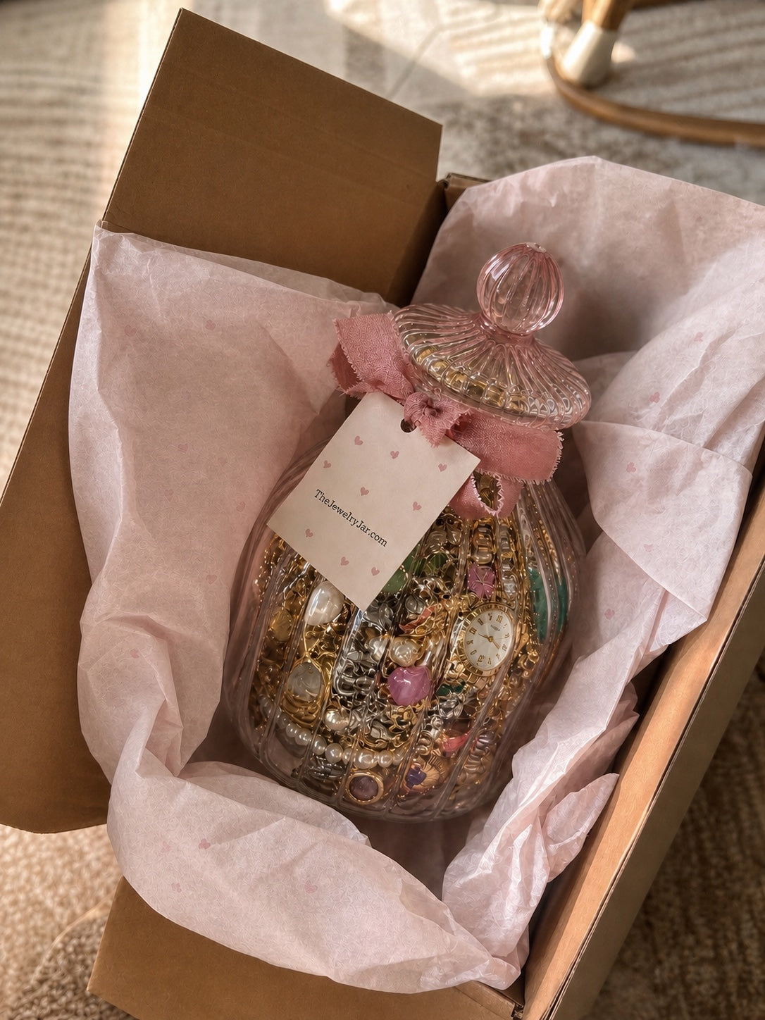 The Jewelry Jar gift box unboxing